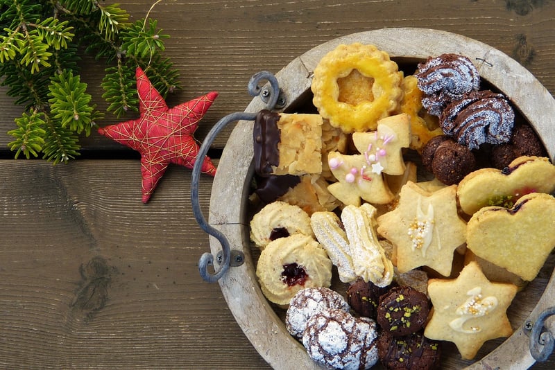 Cookies on a plate